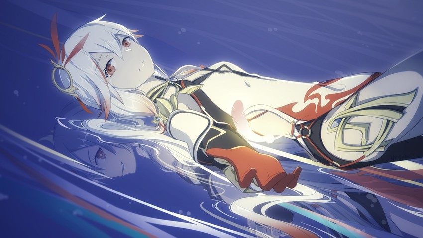 fu hua and herrscher of sentience (honkai and 1 more) drawn by cubistbox
