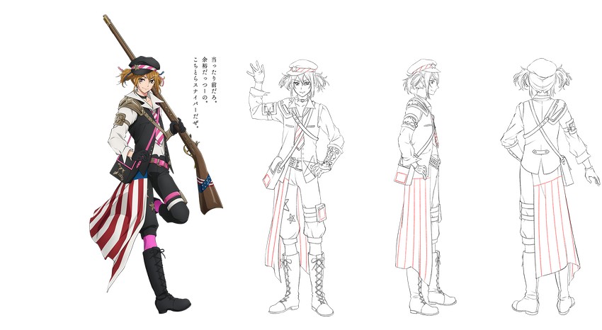 kentucky (senjuushi and 1 more) drawn by majiro_(mazurka)
