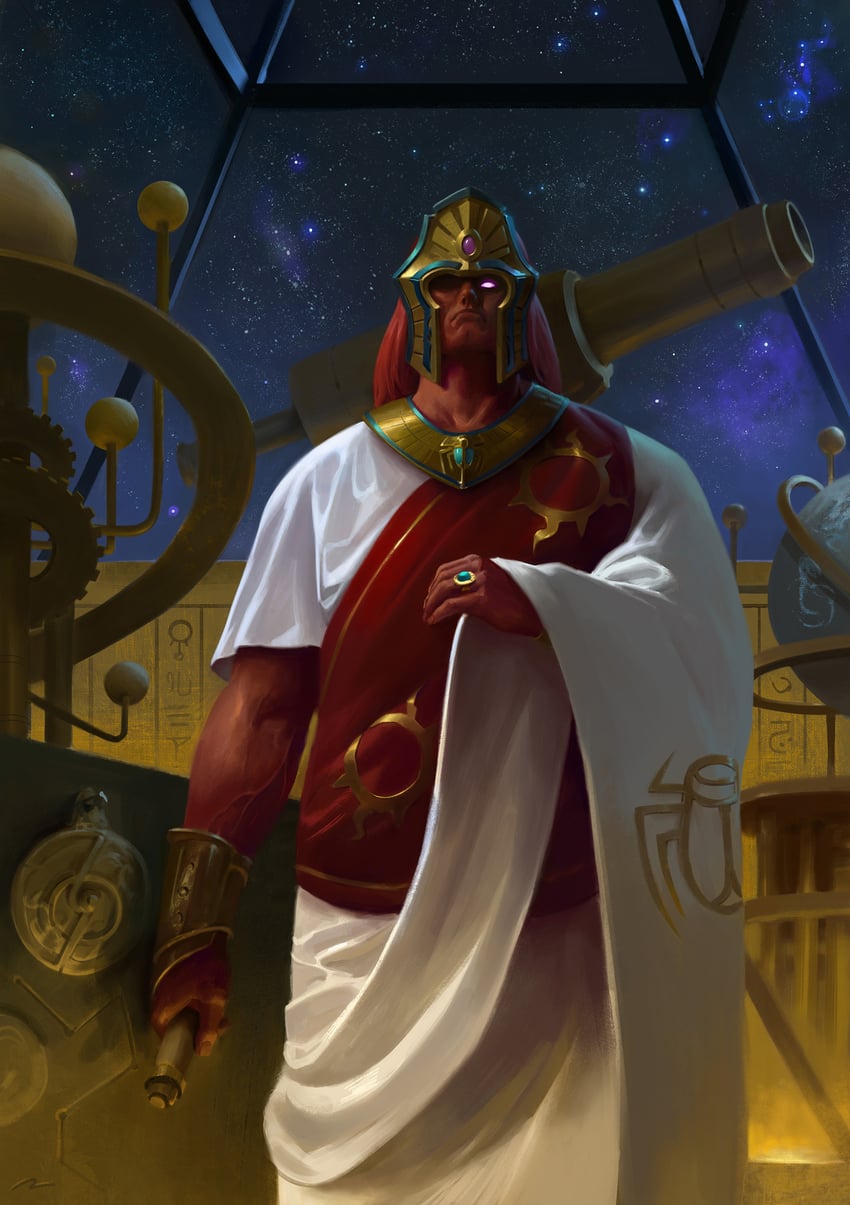 magnus the red (warhammer 40k) drawn by oruam