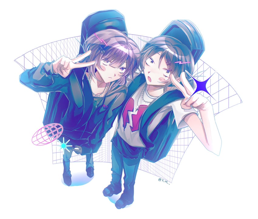 hatono chihiro and fujii ayame (futsuu no keion-bu) drawn by dai_(5_29)