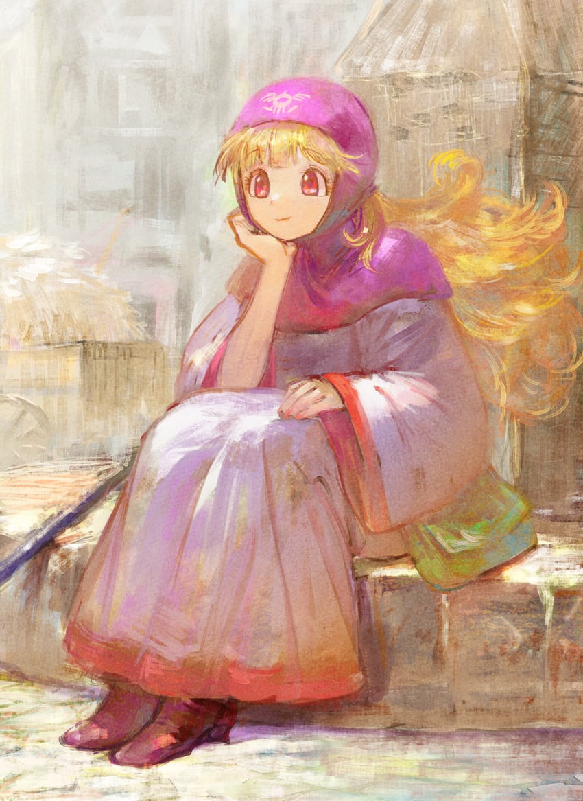 princess of moonbrook (dragon quest and 1 more) drawn by yuza