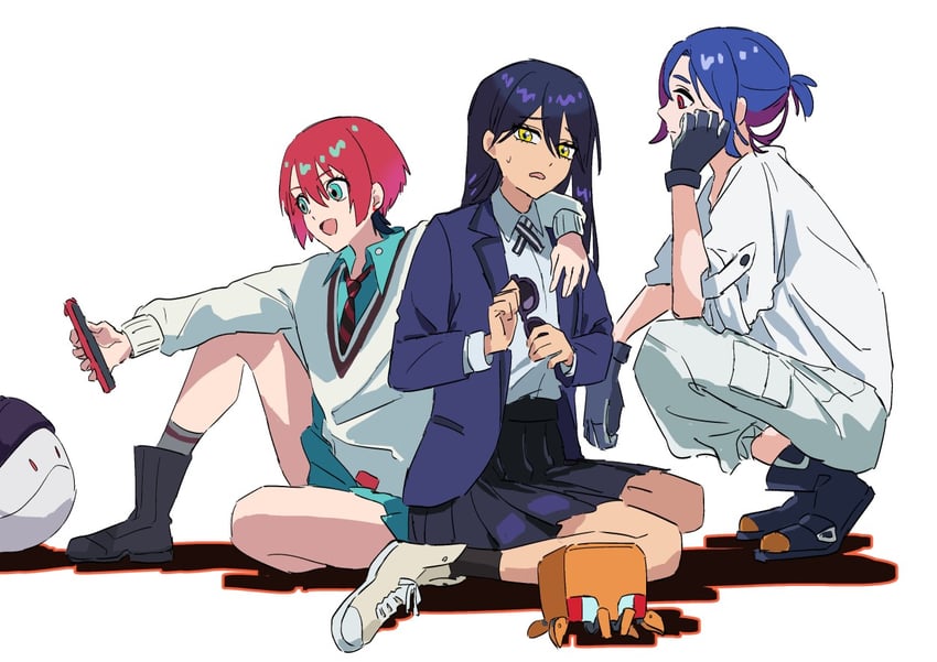 amate yuzuriha, haro, shuji ito, nyaan, and conch (gundam and 1 more) drawn by o6nuqm