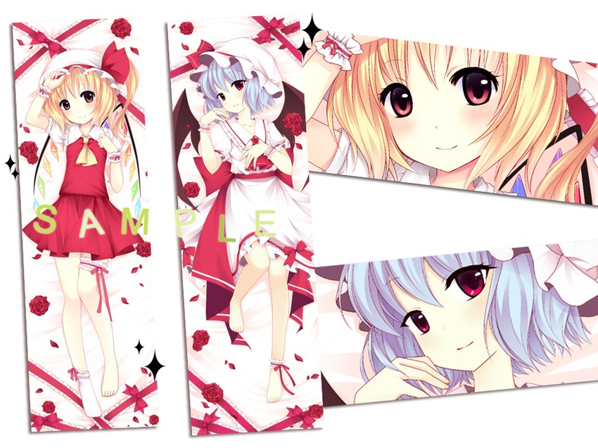 remilia scarlet and flandre scarlet (touhou) drawn by loading_(verjuice)