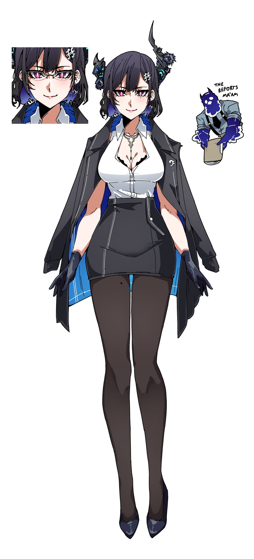 nerissa ravencroft and jailbird (hololive and 1 more) drawn by joeboto