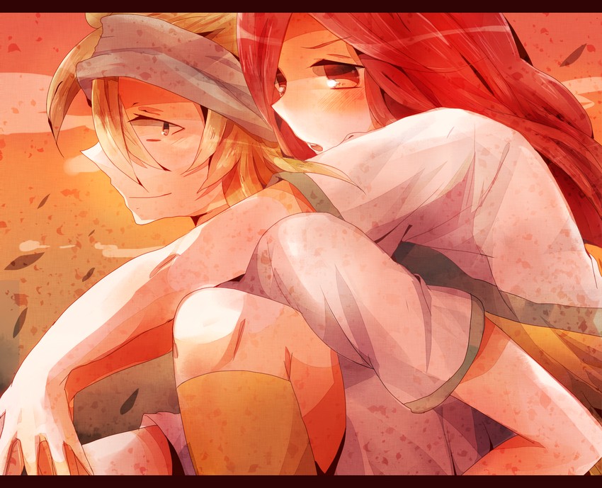 seidou dan and hoda mitsuhiro (inazuma eleven and 1 more) drawn by sugino_(patrassyar)