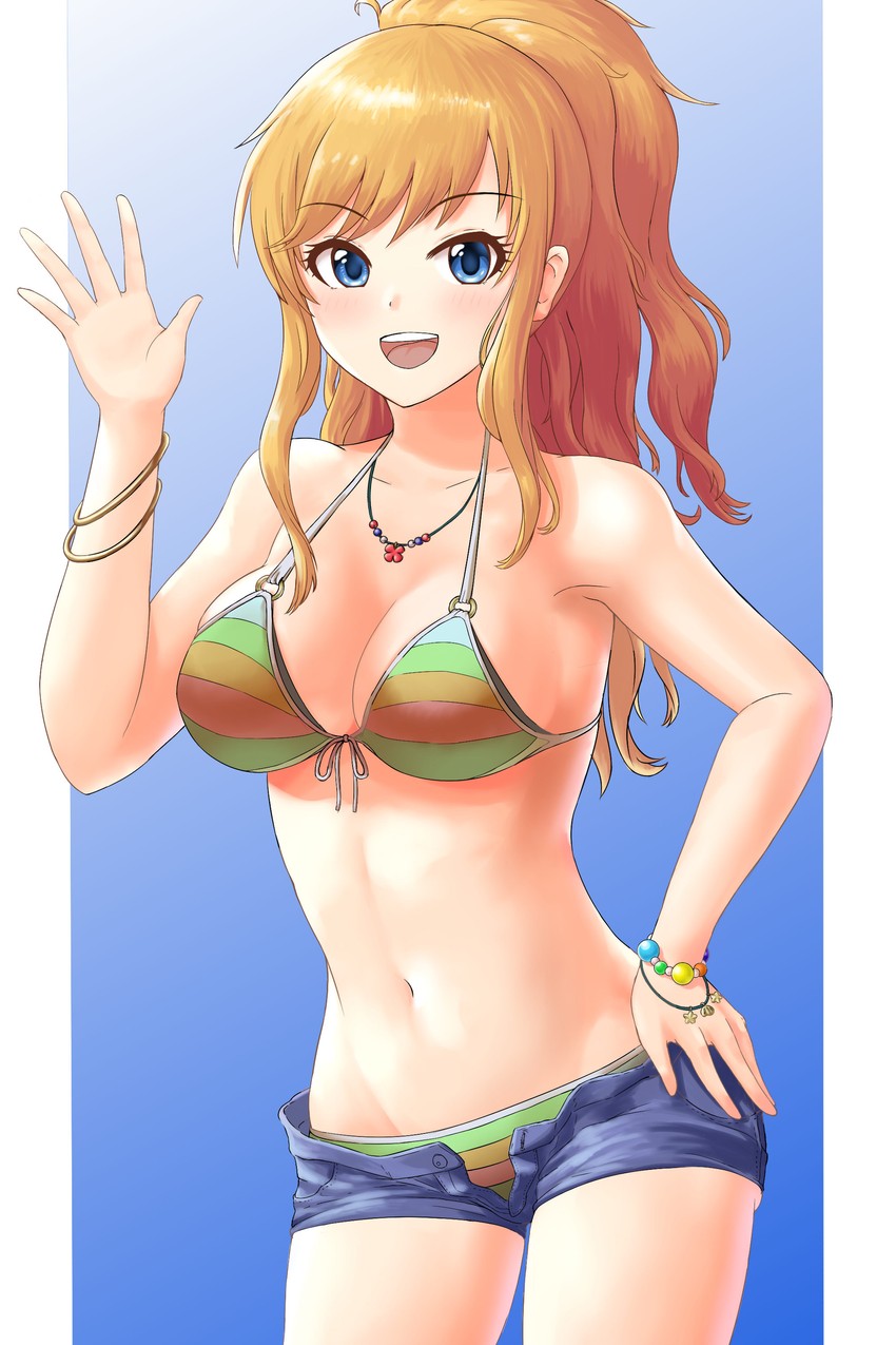 ohtsuki yui (idolmaster and 1 more) drawn by nemota