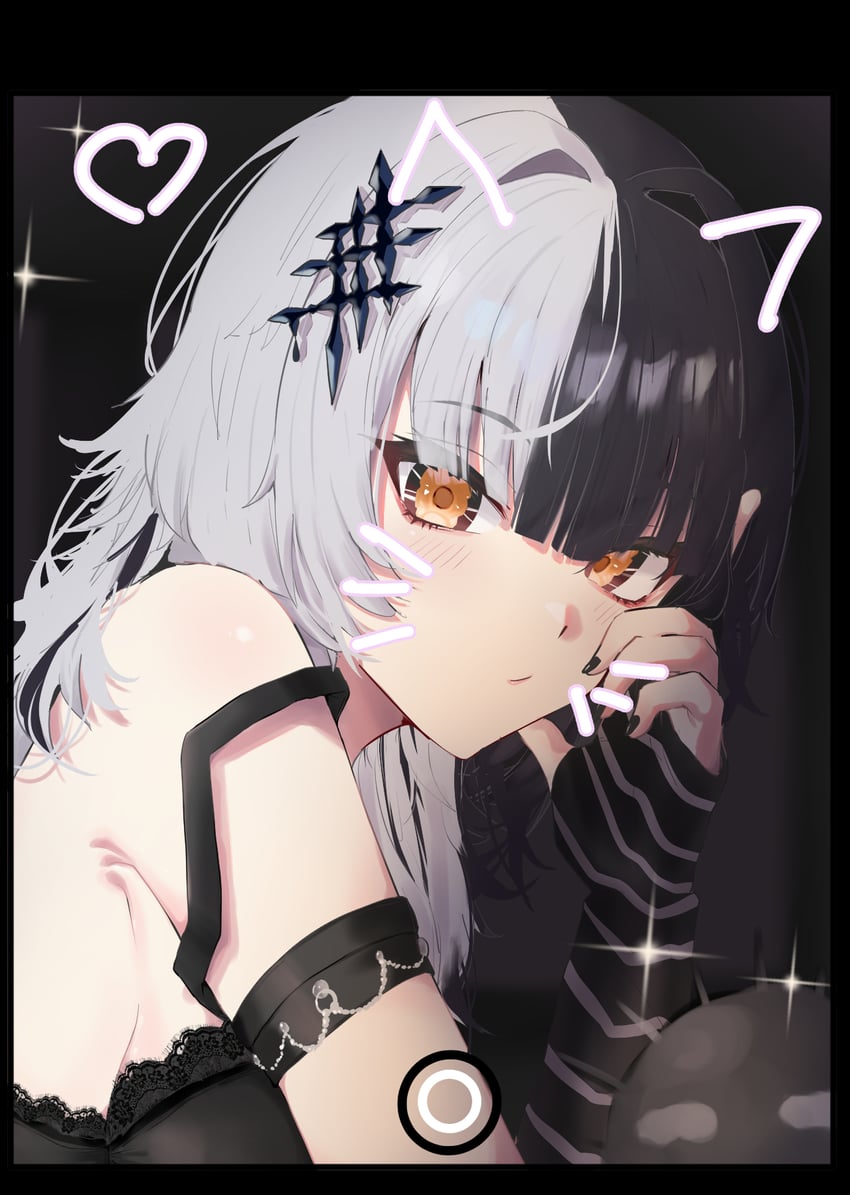 shiori novella (hololive and 1 more) drawn by blacken_(kirenosaki)