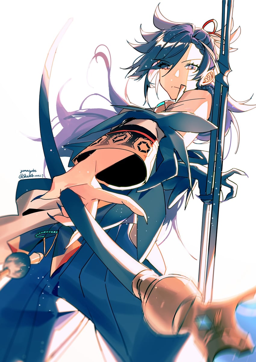 banzoin hakka (holostars and 1 more) drawn by skn