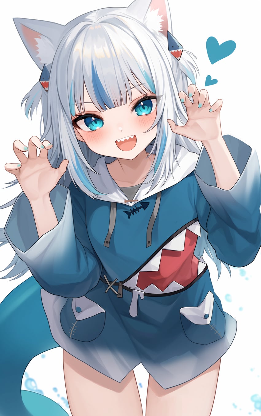 gawr gura (hololive and 1 more) drawn by noalie07