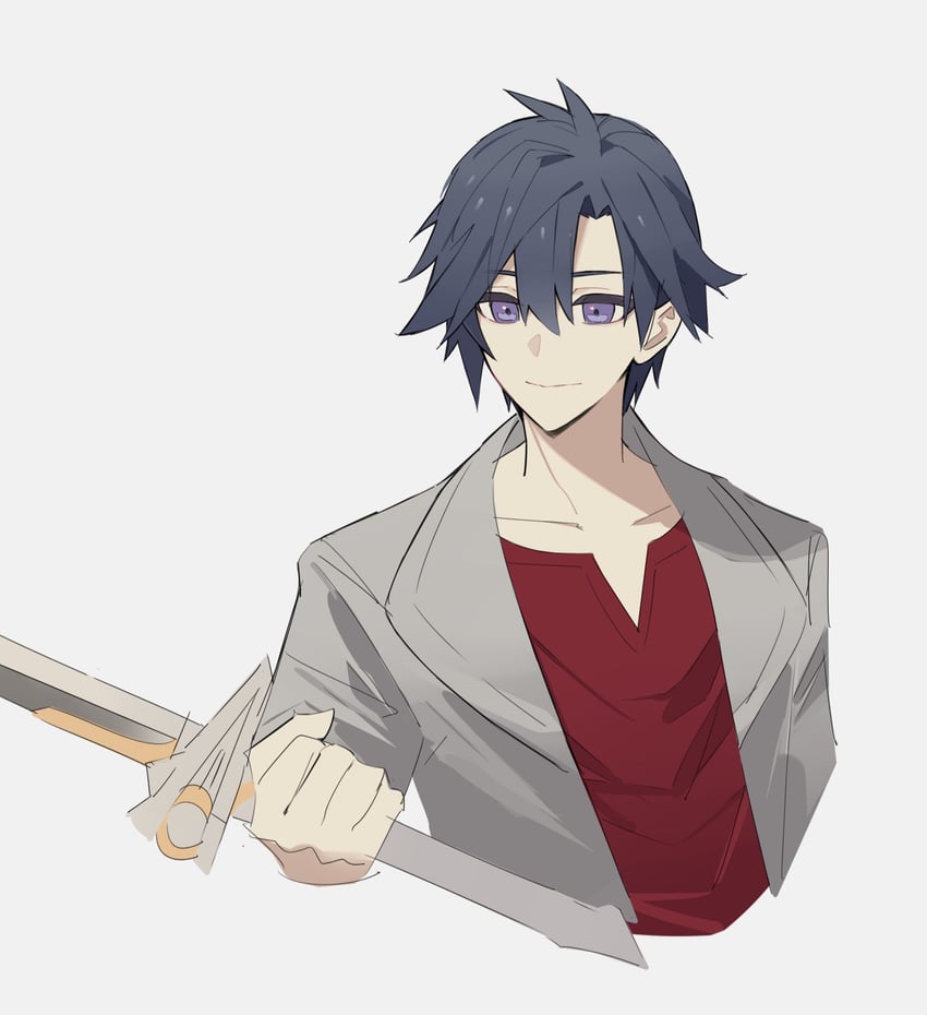 rean schwarzer (eiyuu densetsu and 2 more) drawn by george_man