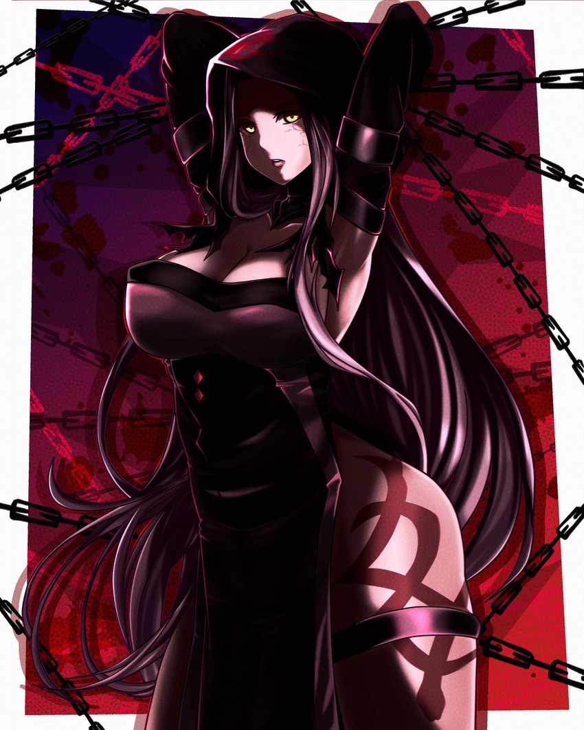 medusa and medusa alter (fate and 3 more) drawn by dclaret