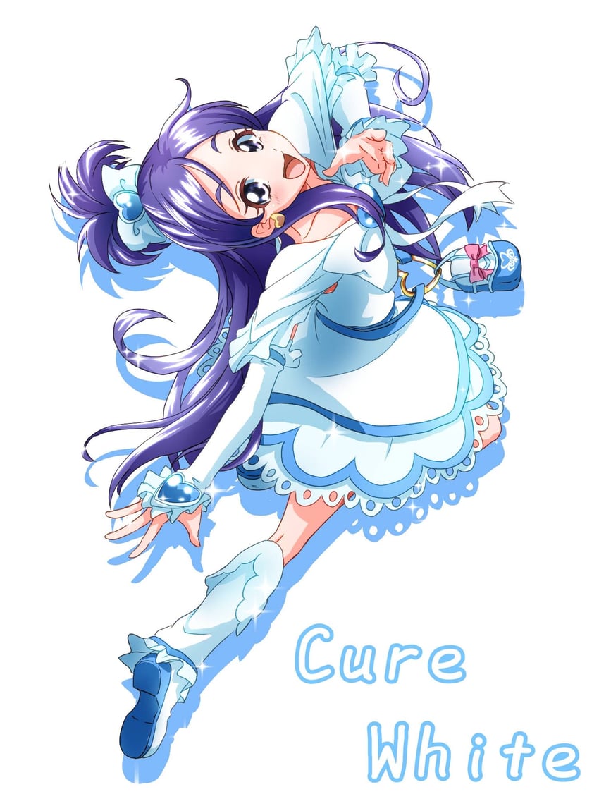 yukishiro honoka and cure white (precure and 2 more) drawn by florence_temporary