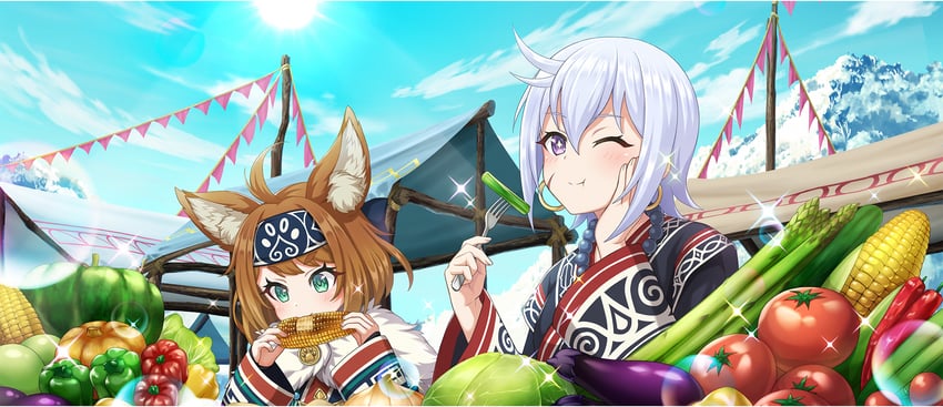 chris and miia (kono subarashii sekai ni shukufuku wo! and 1 more)