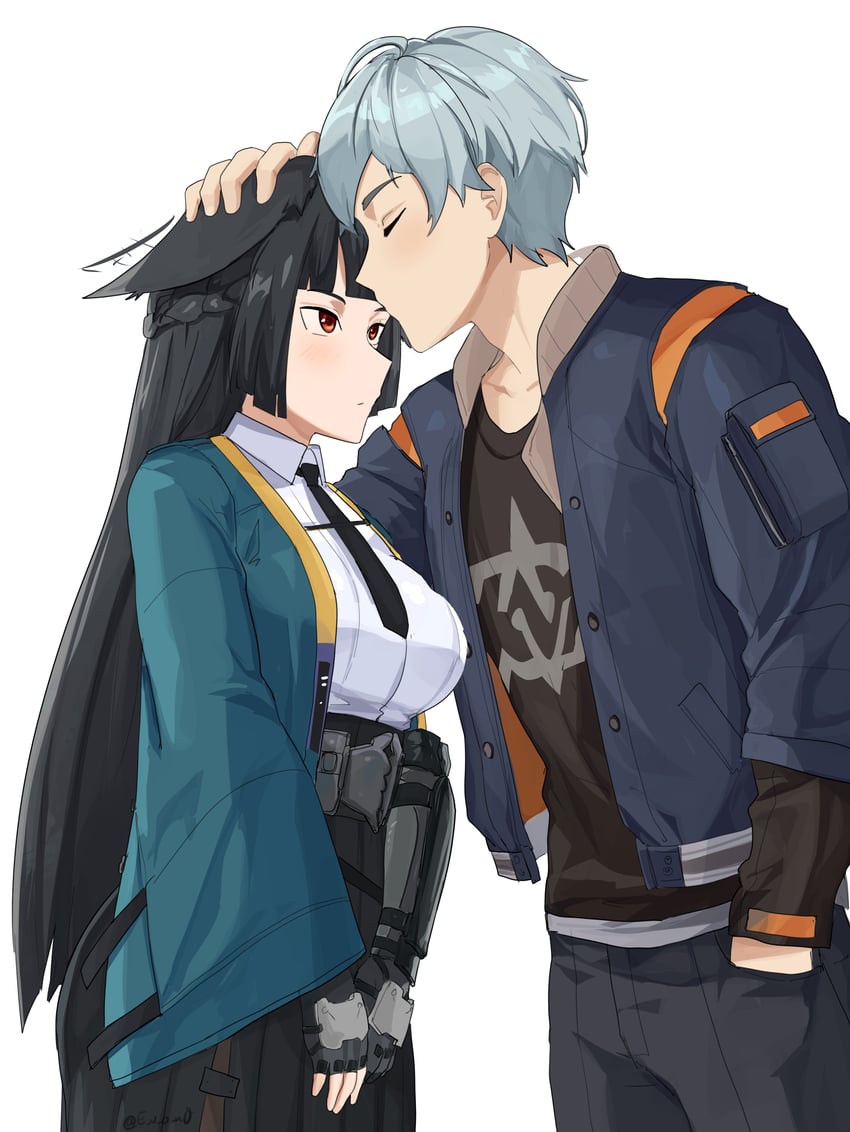 hoshimi miyabi and wise (zenless zone zero) drawn by akihitoevon