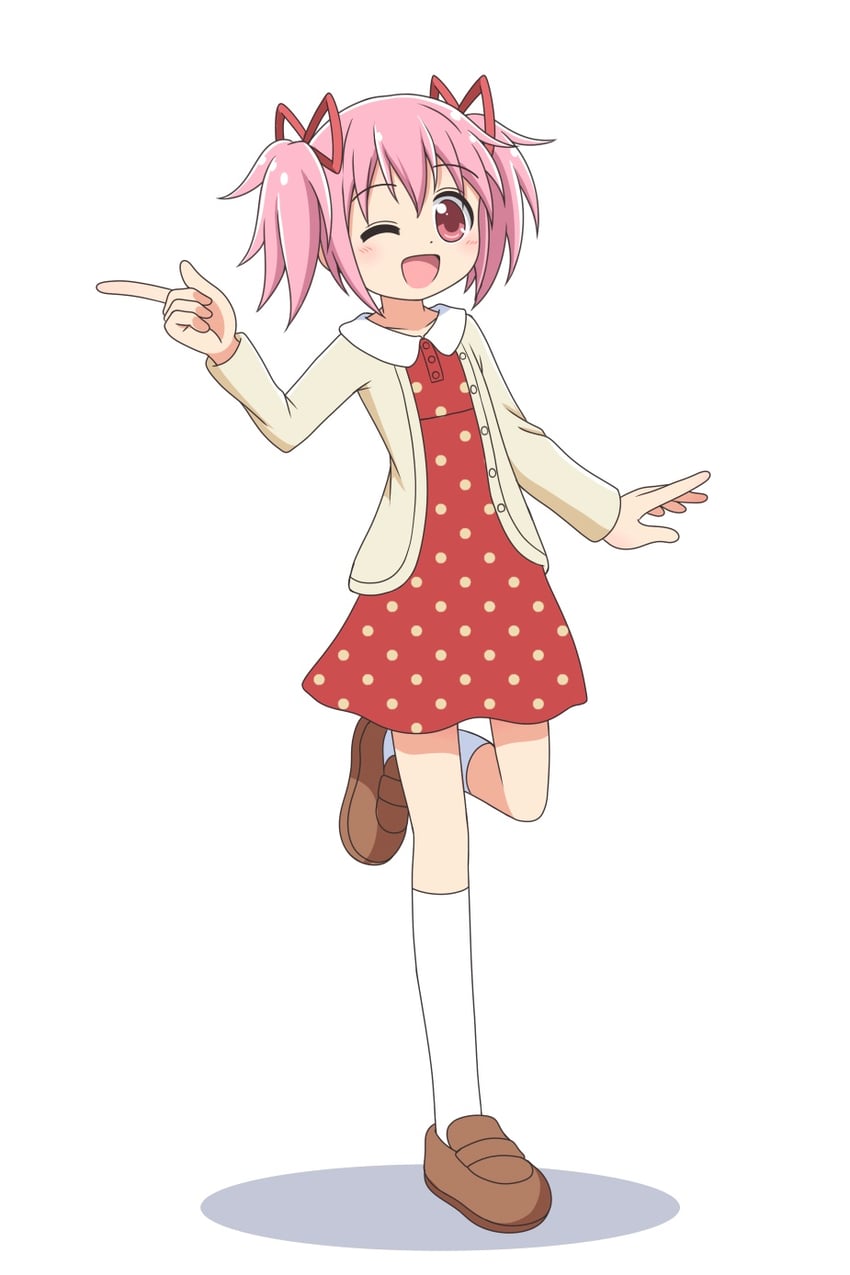 kaname madoka (mahou shoujo madoka magica) drawn by kato-shun