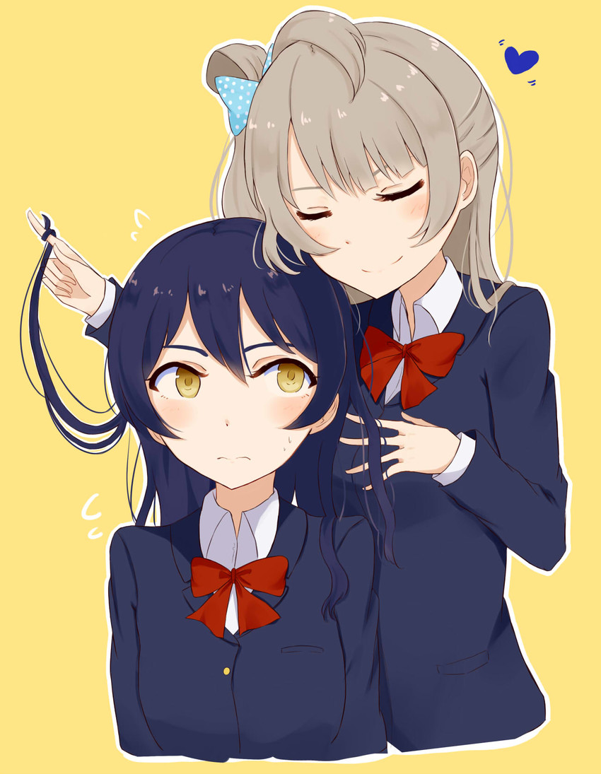 sonoda umi and minami kotori (love live! and 1 more) drawn by nagou_nono