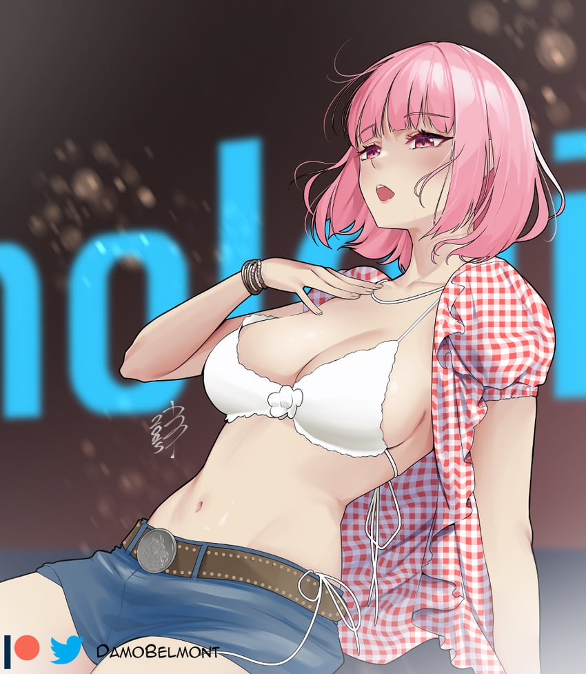 mori calliope and kwon eun-bi (hololive and 2 more) drawn by damobelmont