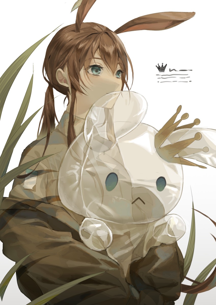amiya (arknights and 1 more) drawn by kuiqiu_kq