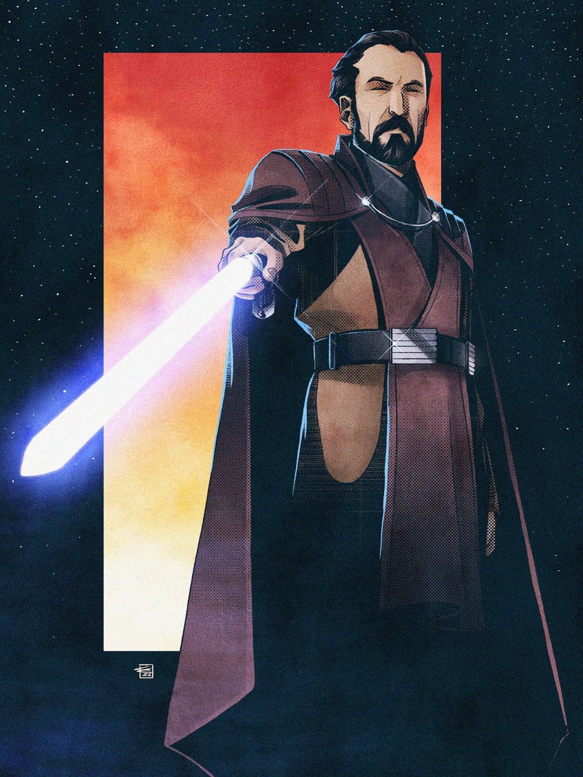 count dooku (star wars and 1 more) drawn by colin_craker