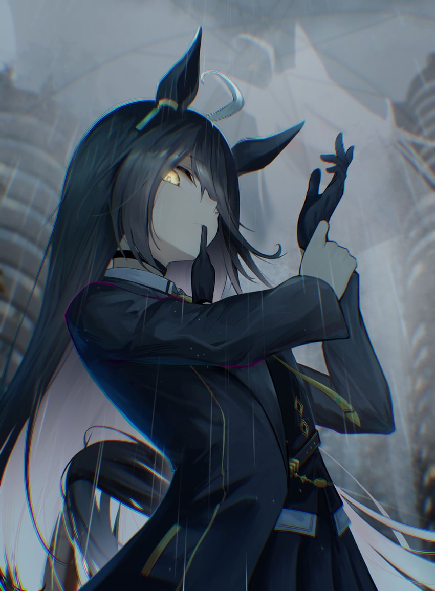manhattan cafe and sunday silence (umamusume) drawn by cai_ji_(user_jmrv4342)