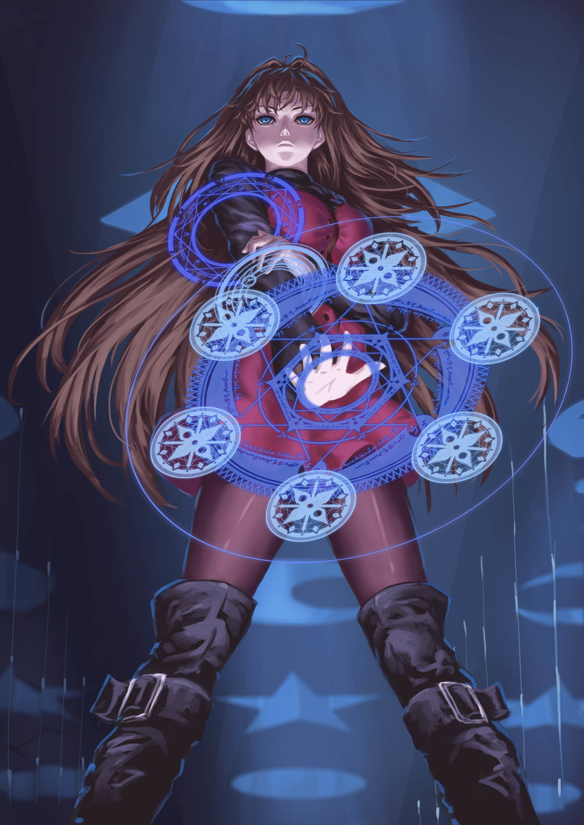 aozaki aoko (mahou tsukai no yoru) drawn by scrap_iron