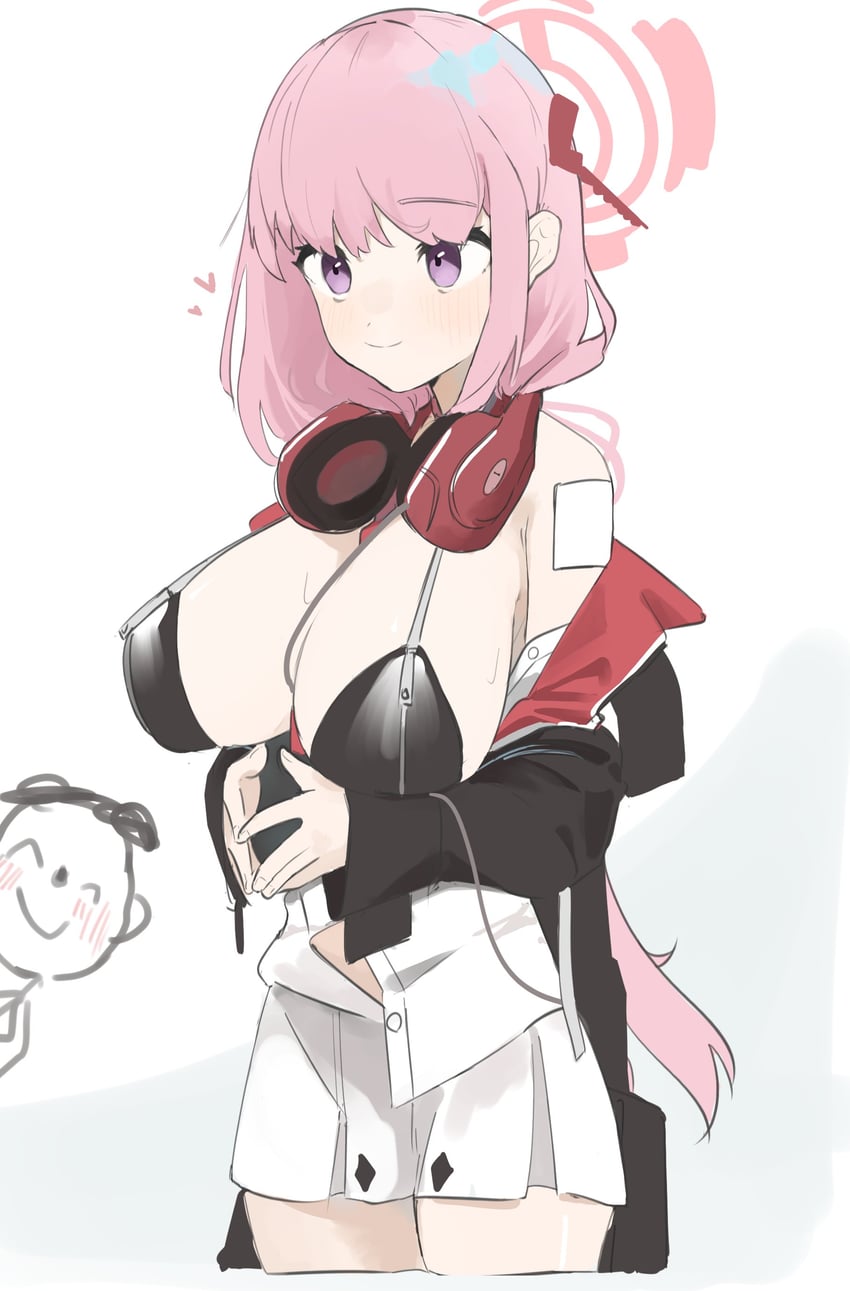 sensei, doodle sensei, and eimi (blue archive) drawn by ainkun