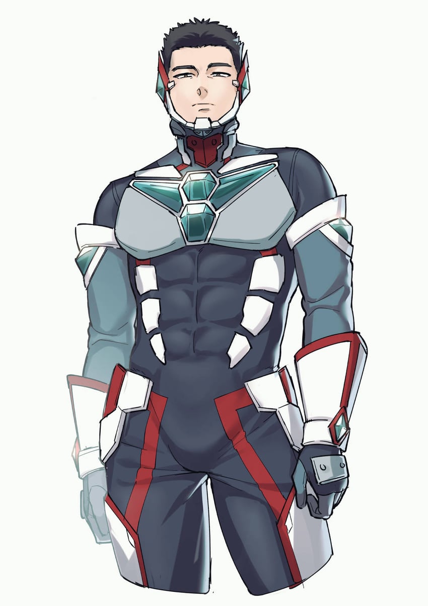 ao isami and lewis smith (yuuki bakuhatsu bang bravern) drawn by yuzuki_(hmr813k)