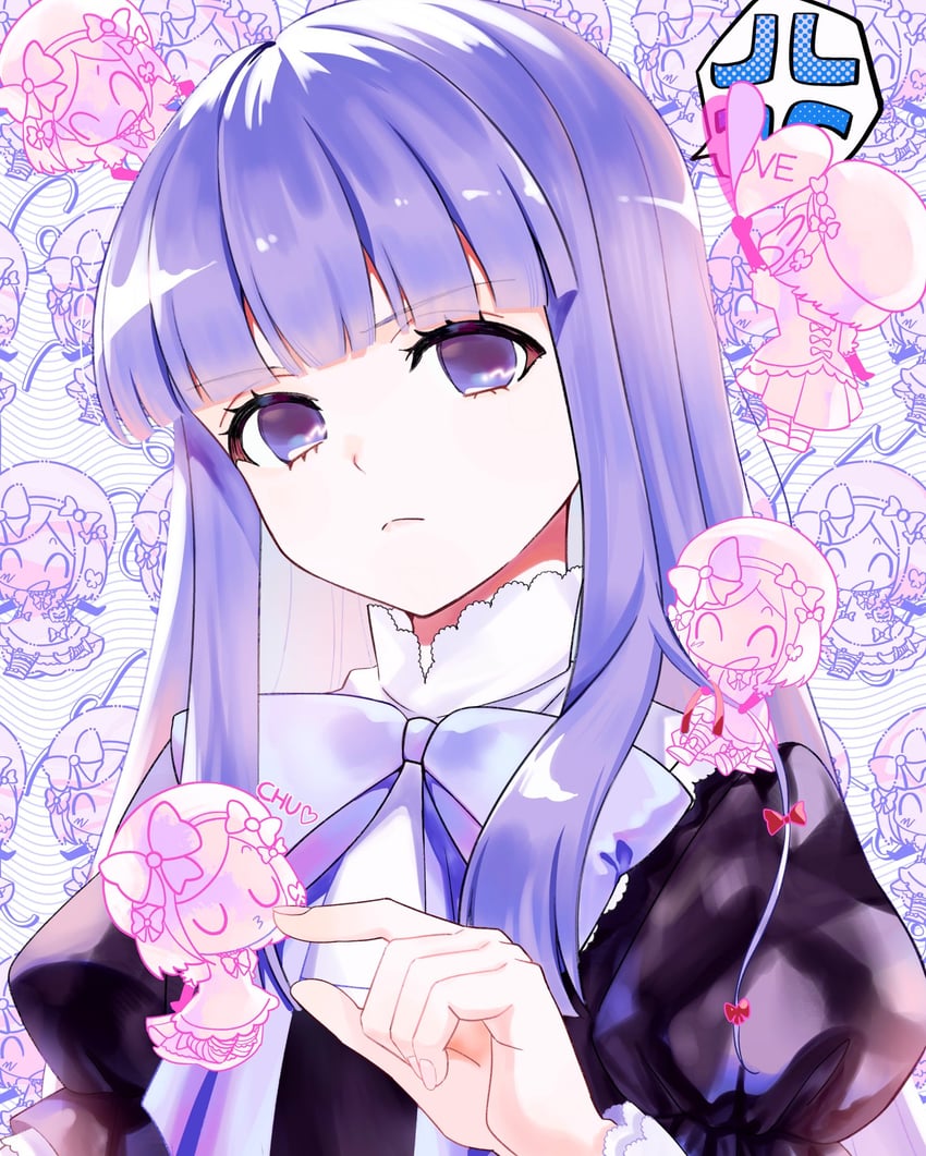 frederica bernkastel and lambdadelta (umineko no naku koro ni) drawn by suidousui