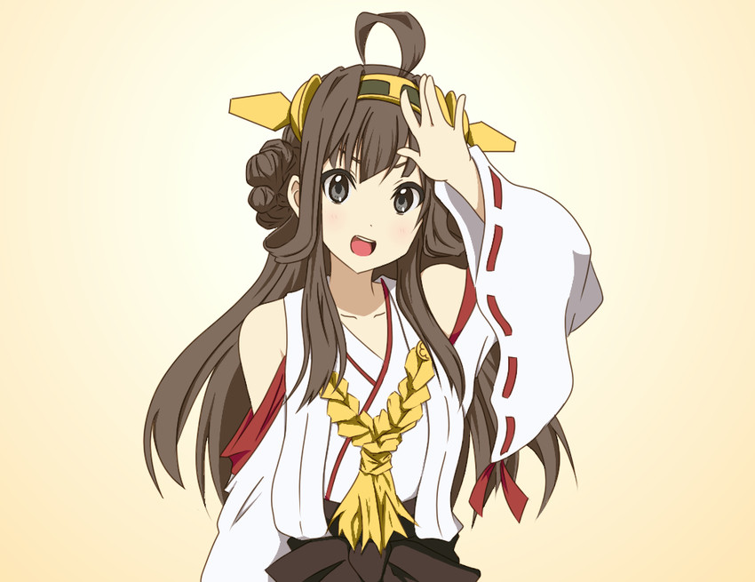 kongou (kantai collection and 1 more) drawn by double-master