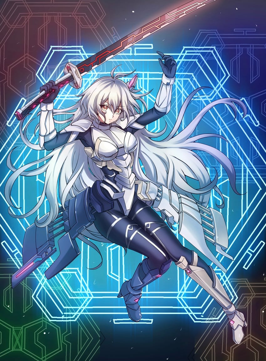 sky striker ace - zero (yu-gi-oh!) drawn by ppaayyaao