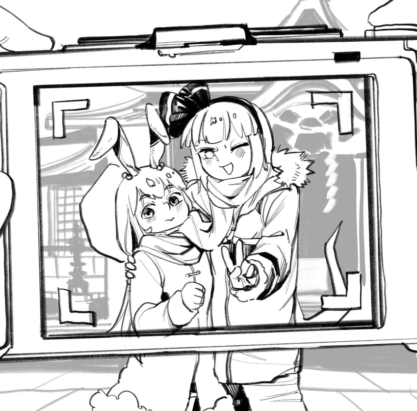 konpaku youmu and reisen udongein inaba (touhou) drawn by chenwei_jun