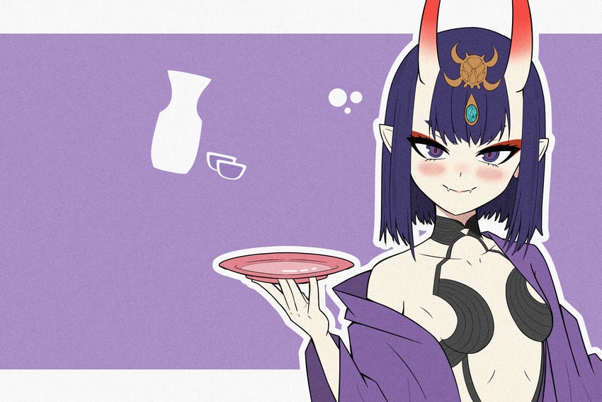 shuten douji (fate and 1 more) drawn by zazero013