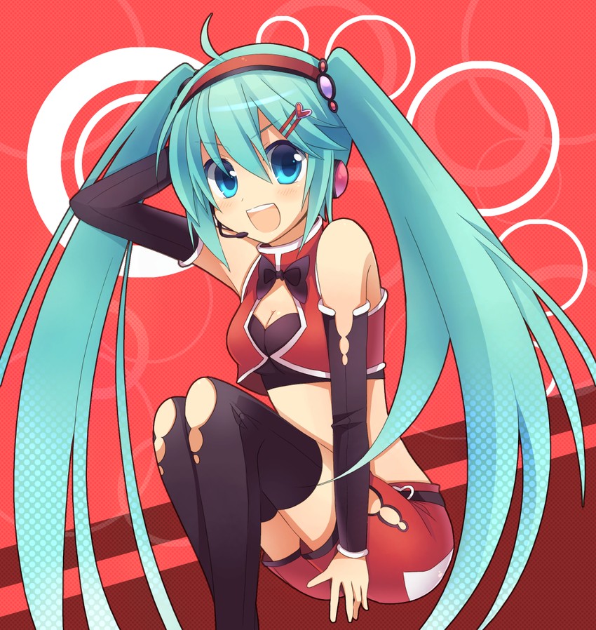 hatsune miku and cola miku (vocaloid) drawn by yuiki_yuu