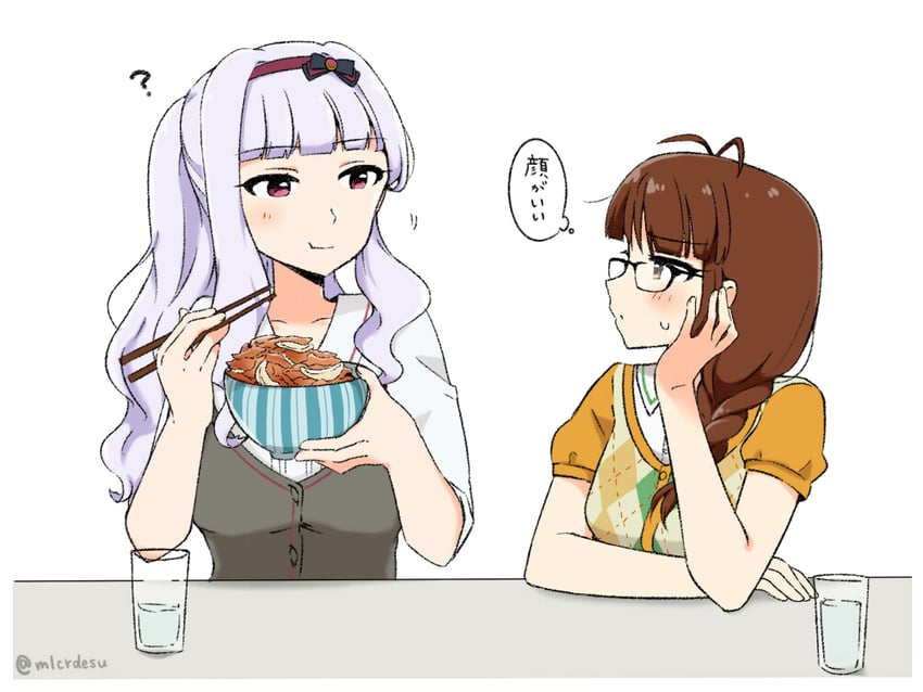 shijou takane and akizuki ritsuko (idolmaster and 2 more) drawn by merukyara