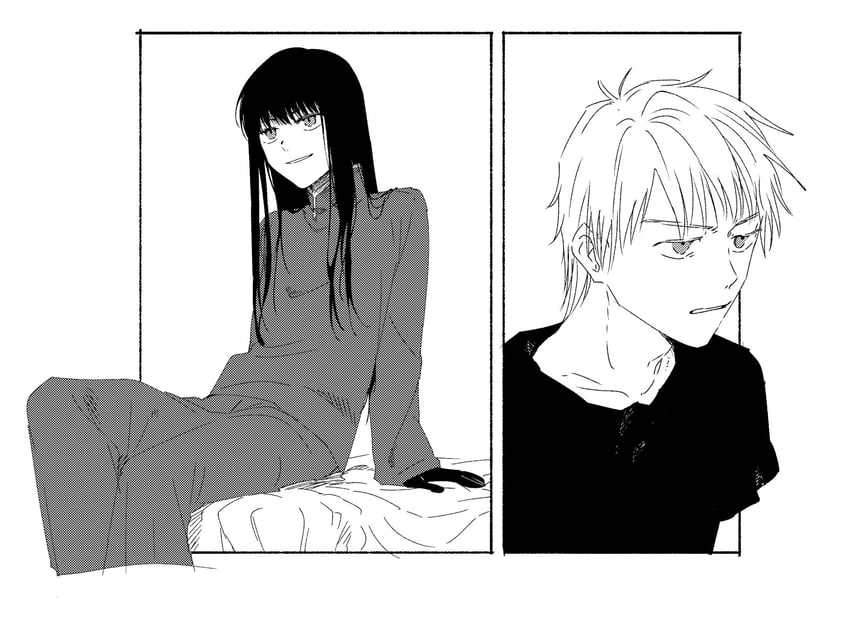 karyou kaie and ishizue arika (decoration disorder disconnection) drawn by noz_2to