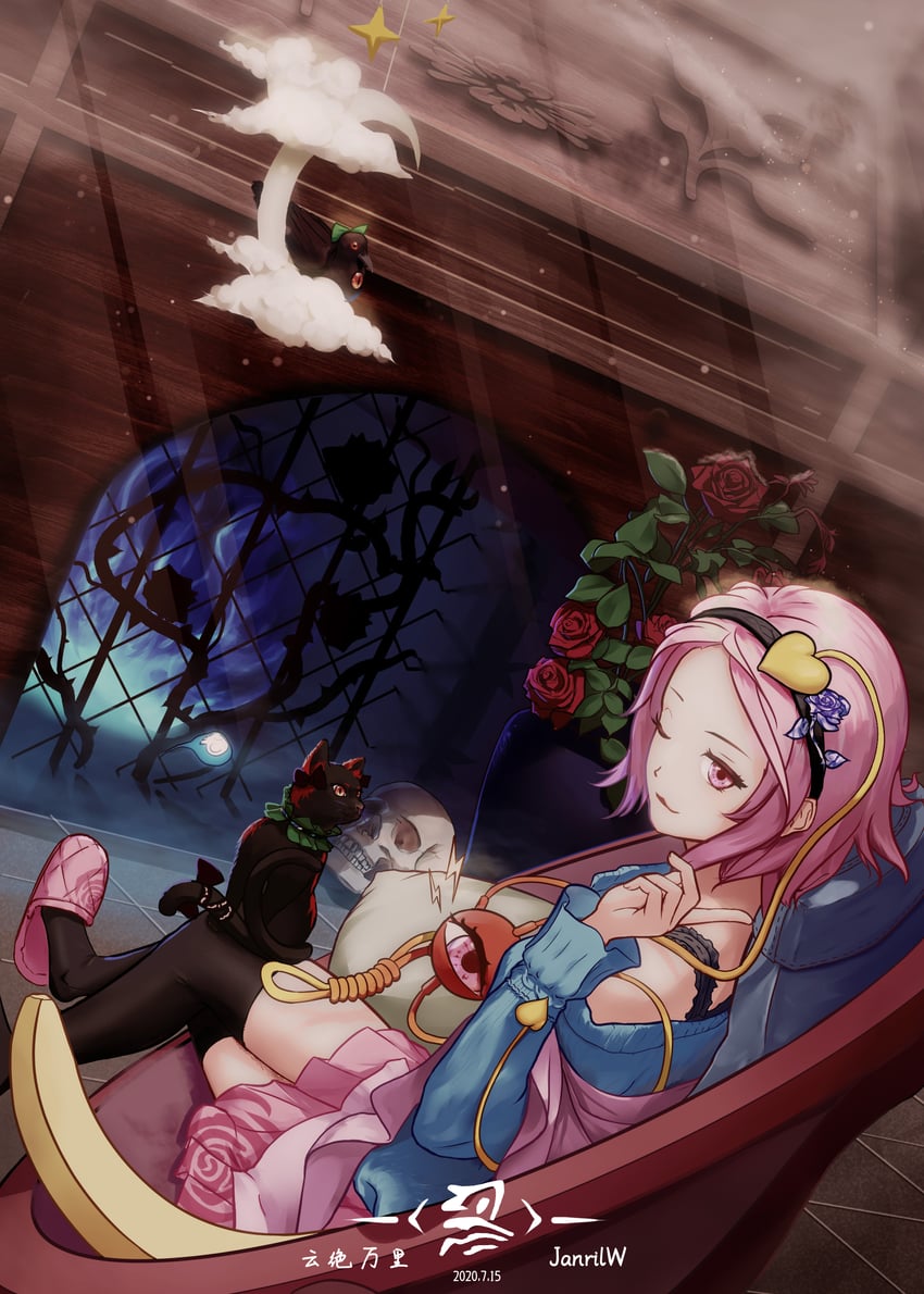 komeiji satori, kaenbyou rin, and reiuji utsuho (touhou) drawn by yun_jue_wan_li