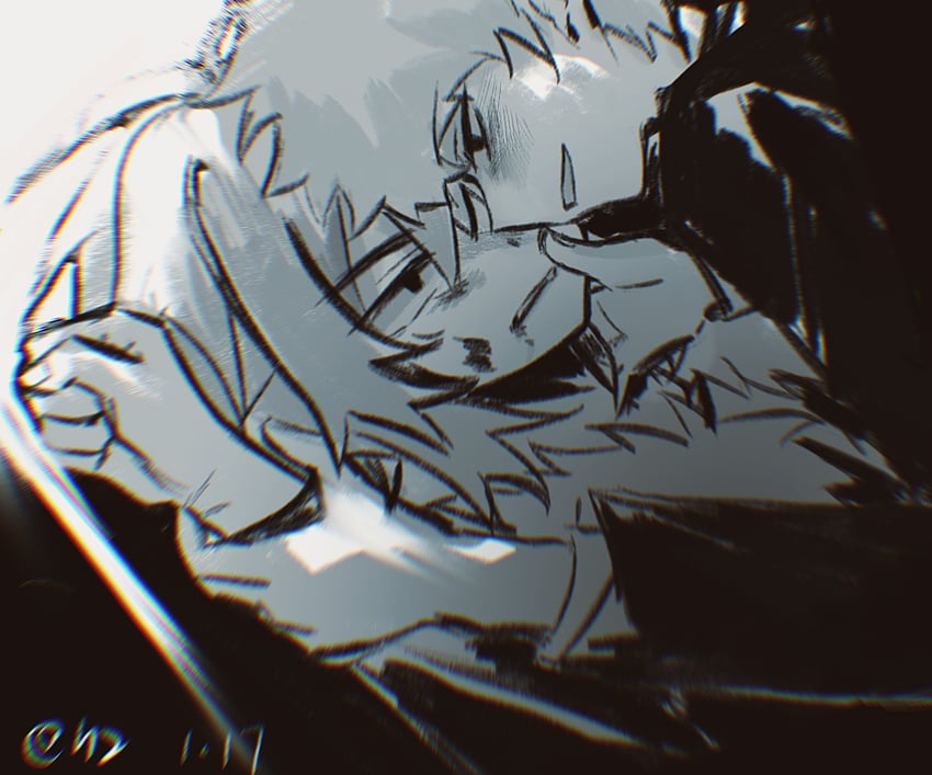 atou haruki and isoi reiji (saibou shinkyoku) drawn by hei_zhu