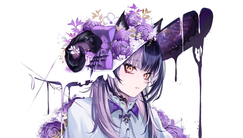 shiori novella (hololive and 1 more) drawn by higeji_(higeji404)