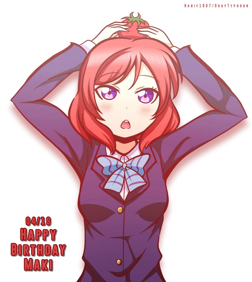 nishikino maki (love live! and 1 more) drawn by hanif1807