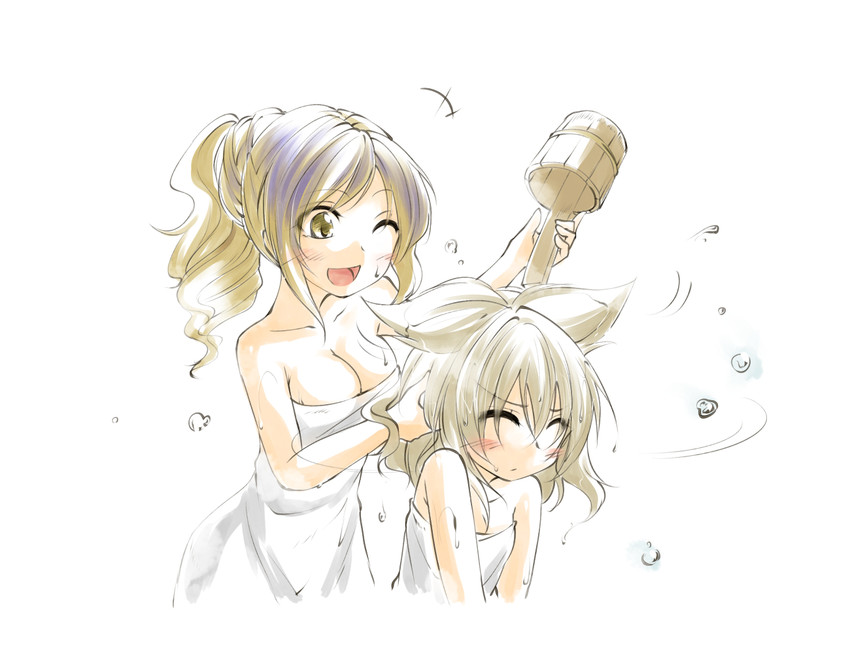 hijiri byakuren and toyosatomimi no miko (touhou) drawn by kakao_(noise-111)
