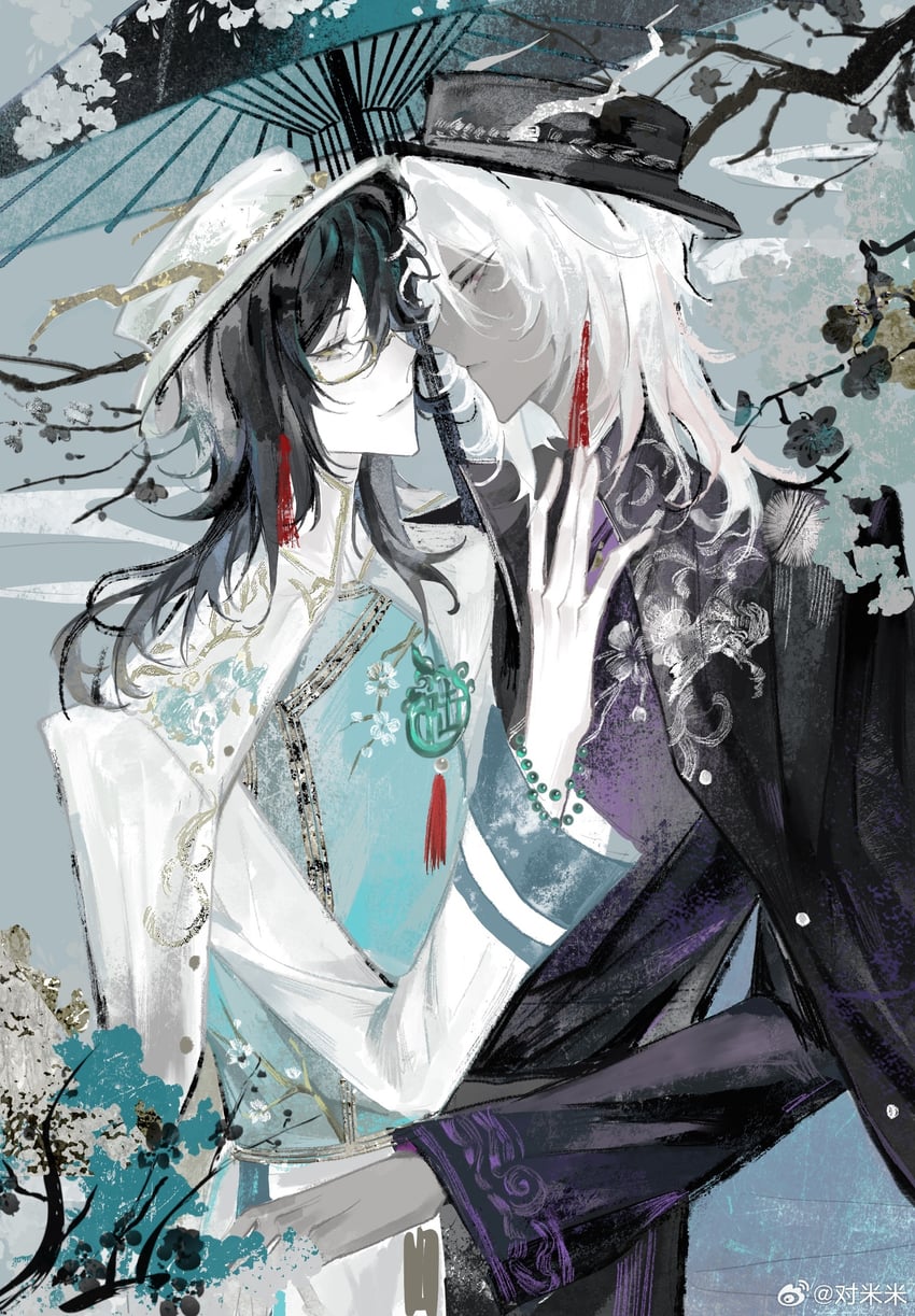 xie bian and fan wujiu (identity v) drawn by duimimi