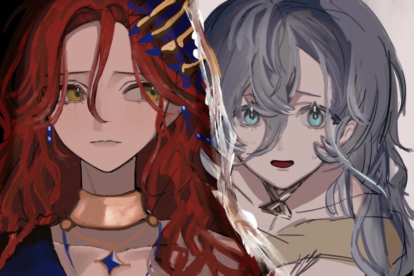 37 and sophia (reverse:1999) drawn by susugi_(susug1_1)