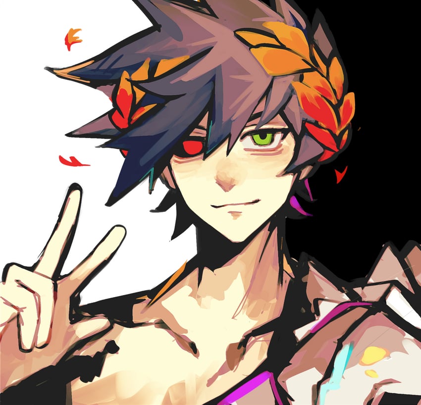 zagreus (hades and 1 more) drawn by mao_mao_lai_lou