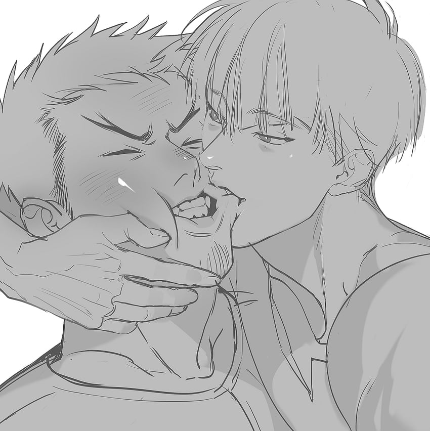 hoshina soshiro and hibino kafka (kaijuu no. 8) drawn by kagi_art