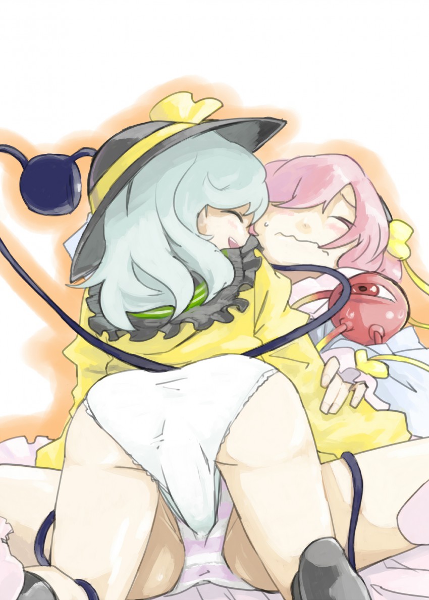 komeiji koishi and komeiji satori (touhou) drawn by sape_(saperon_black)