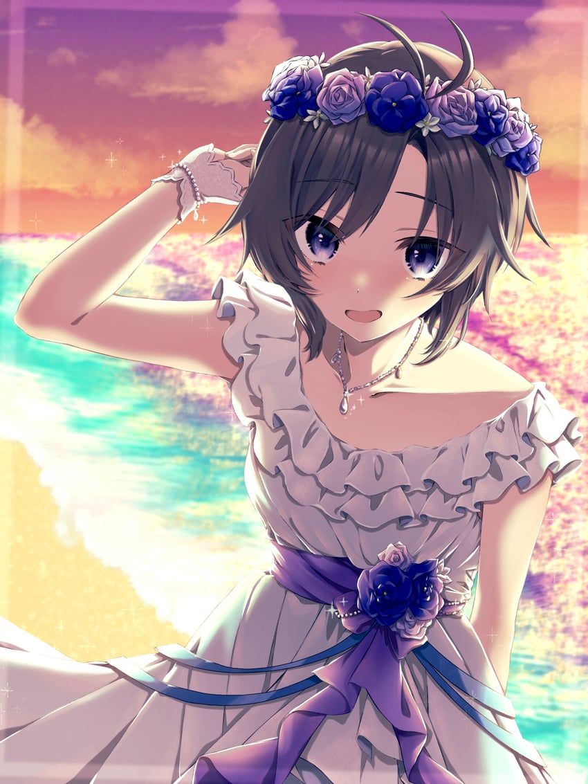 kikuchi makoto (idolmaster and 1 more) drawn by ayuko_ammobium