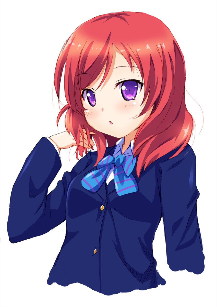 nishikino maki (love live! and 1 more) drawn by kusunoki_(escude)