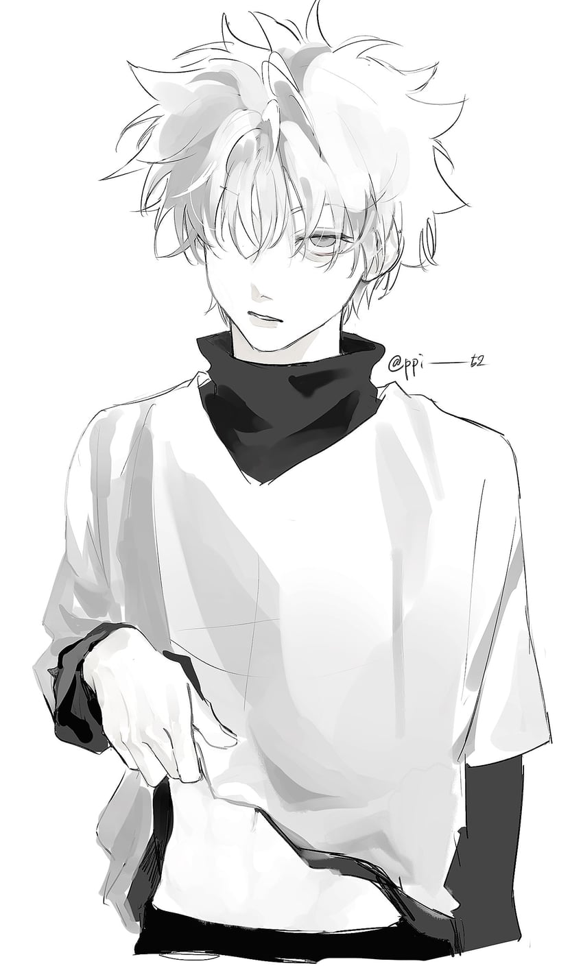 killua zoldyck (hunter x hunter) drawn by api_(ppi_52)