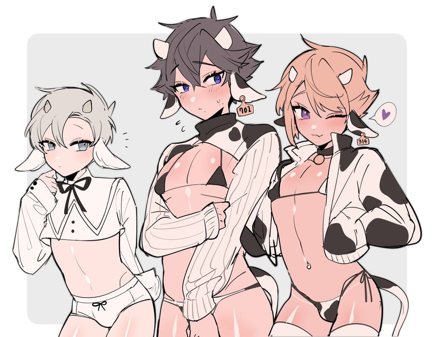 momo, xiao mei, and yu shin (original) drawn by ming_(5unri5e666)