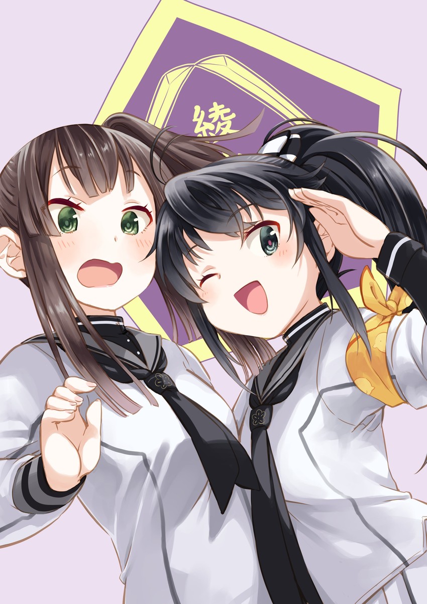 yamashiro yui and suzumoto hana (toji no miko) drawn by takano_natsuki